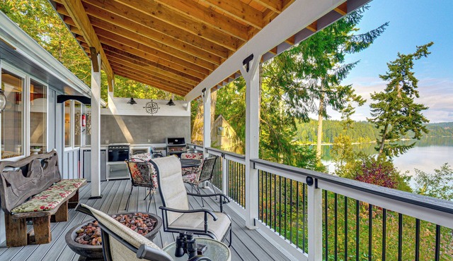 Hood Canal Views: Remote Cabin in Quilcene!