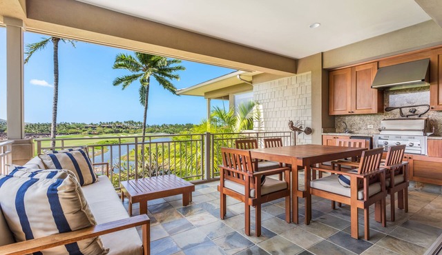 Hualalai Waiulu Villa 137D~Great views overlooking Punawai Pond+Golf Course
