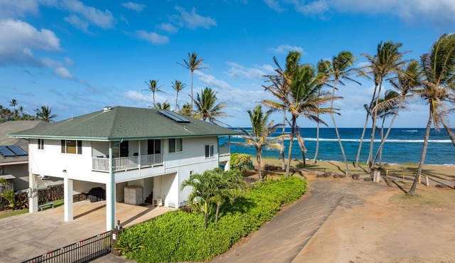 Kapaa by the Sea TVNC #1312, Beachfront, AC, Walk to Town, Sunrise Views