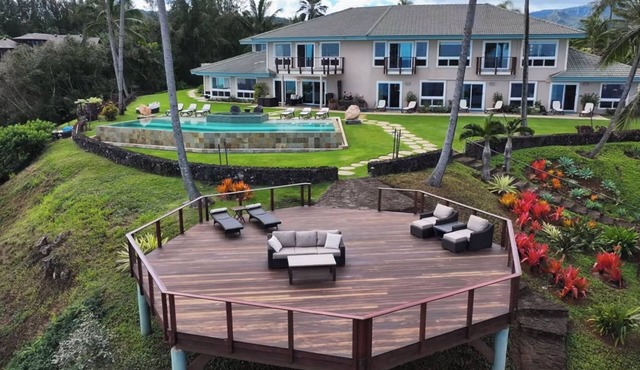 Luxury 5 BR Estate over Beach w/Huge Views, Pool, Hot Tub - TVNC#4201