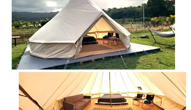 Maleka Farm: Tent Glamping North Shore Oahu