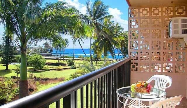 maximize your tropical enjoyment with this ocean-view studio.