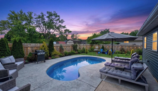 Modern 4BR Oasis w/Private Heated Pool & Theater