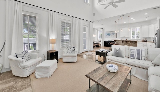 ⭐NEW Private Pool|30A Beach| Heated Floors|4 Bikes|Casa del Mar