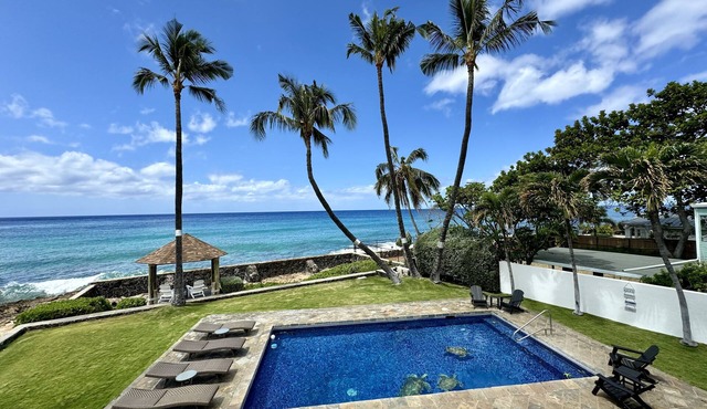 OAHU HAWAII OCEANFRONT HOME with POOL and BEAUTIFUL SUNSETS, WEST SIDE of ISLAND