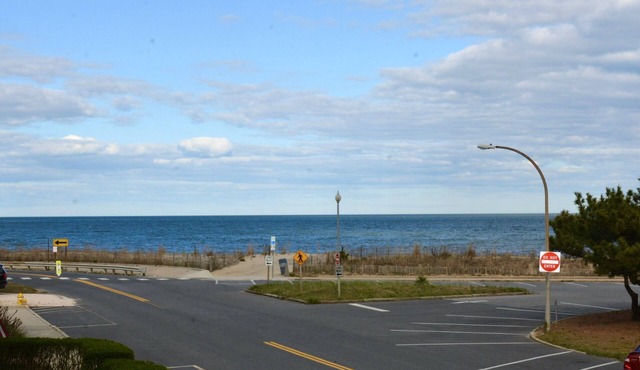 Ocean Block North Rehoboth Beach House Parking Porch with Views