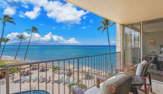 Ocean View | AC | Royal Kahana 312 | Updated Condo
