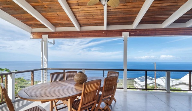 Panoramic Coastline Views In a Creative Tri Level Home