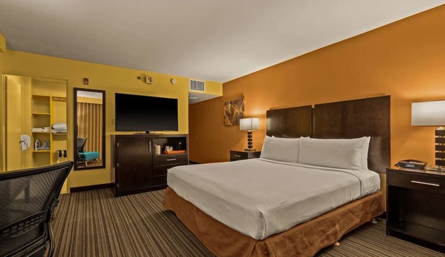 Perfect Airport Location with Free Shuttle | Standard Room with 1 King Bed