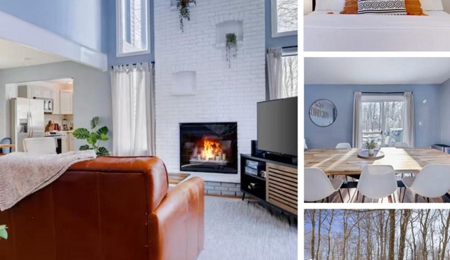 Pocono Lake Charmer Lakeview Retreat for 10