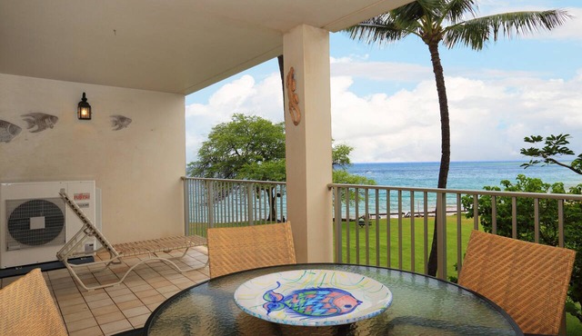 Retreat in the Heart of Paradise! Oceanfront Bliss at Royal Mauian 302