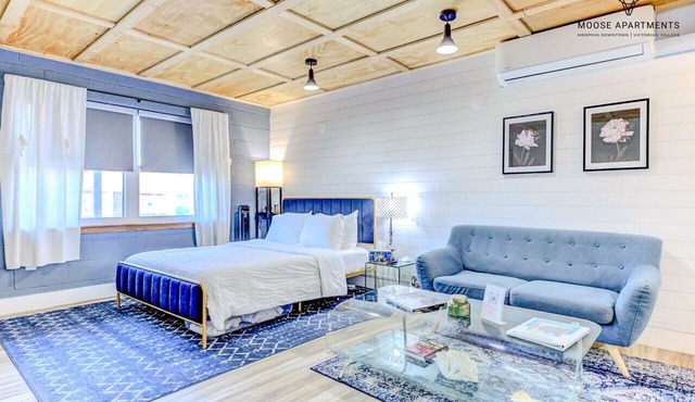 Safe Luxe Studio near downtown Memphis - FREE Parking and WIFI