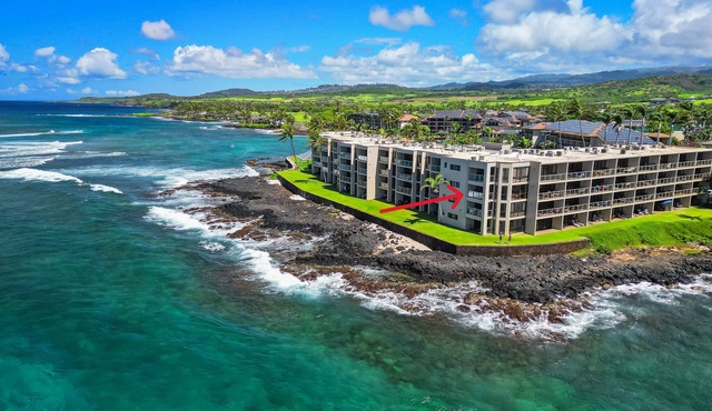 Spectacular Oceanfront Corner Unit Condo at Kuhio Shores