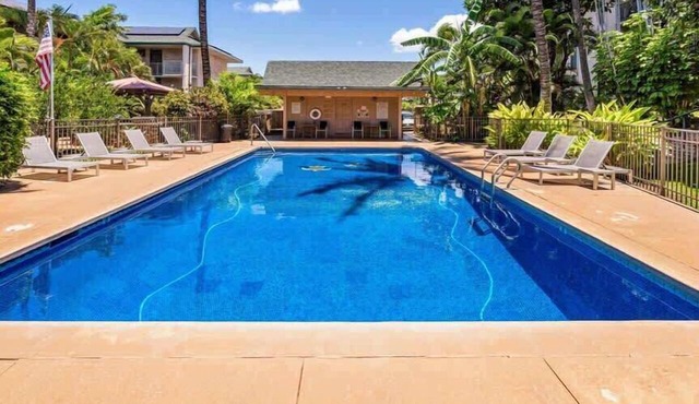 Steps to Beach Condo with Ocean Views & Pool