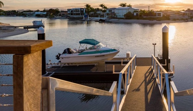 Sunset Waters- Wrap-around Point Position with Wide Water Views