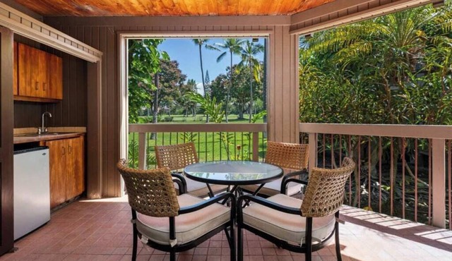Tropical Style! Fairway View Lanai, Washer/Dryer, WiFi, Kitchen Ease, TV Kanaloa 402