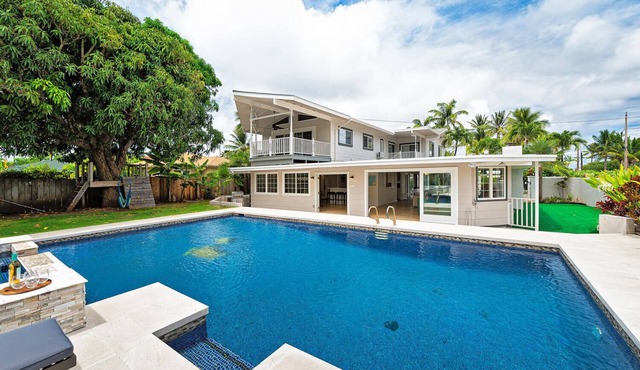 Villa Hui Hou: Luxe O'ahu Villa Private Oasis! Gourmet Kitchen & Media Room