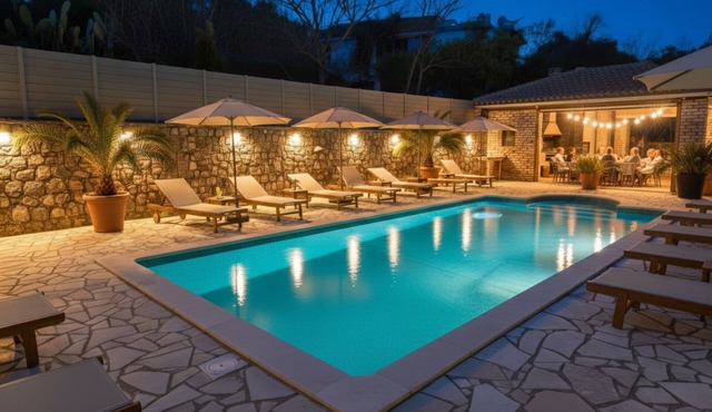 Villa Marifei - Pool, Garden, Sea Views, BBQ, 10 persons