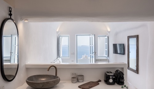 Junior Suite, Balcony (Outdoor Plunge Pool, Caldera View)