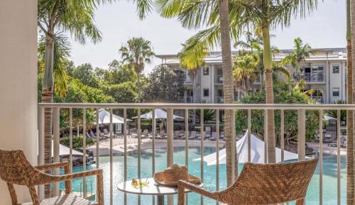 Hotel Room with Pool View